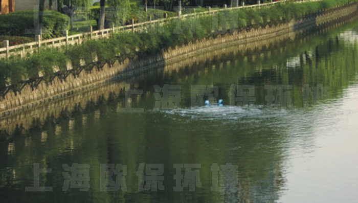 推流曝气机,河道治理,人工湖治理