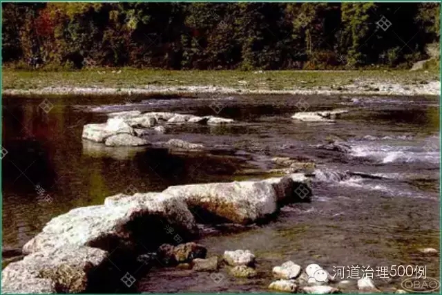 缓坡替代滚水堰建成后的照片