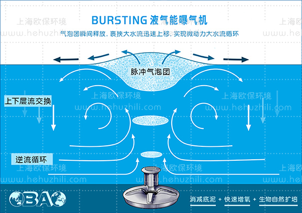 液气能曝气机净水原理图